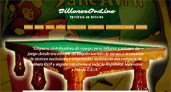 Desktop Screenshot of billares.org